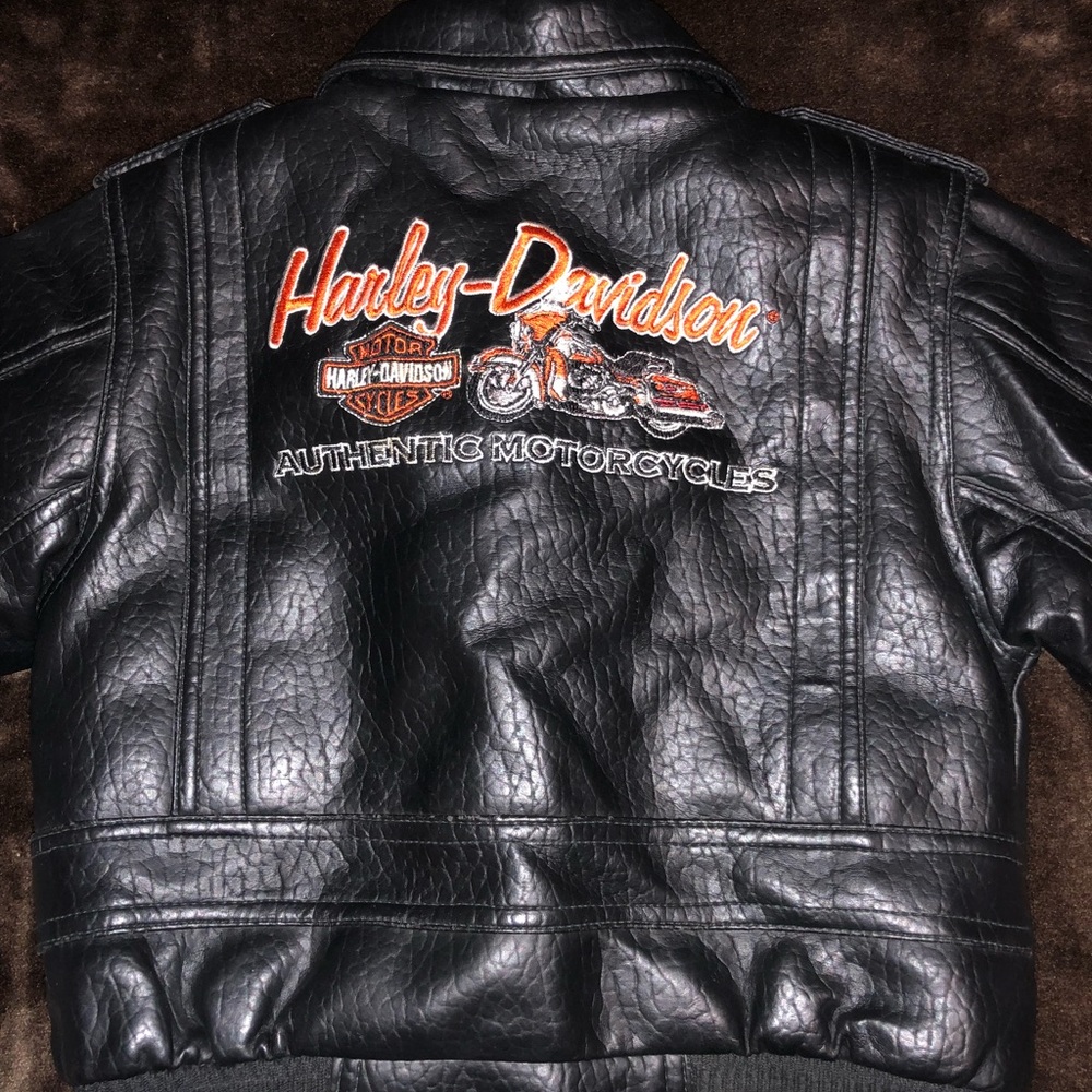 Toddler Harley Davidson Leather Jacket